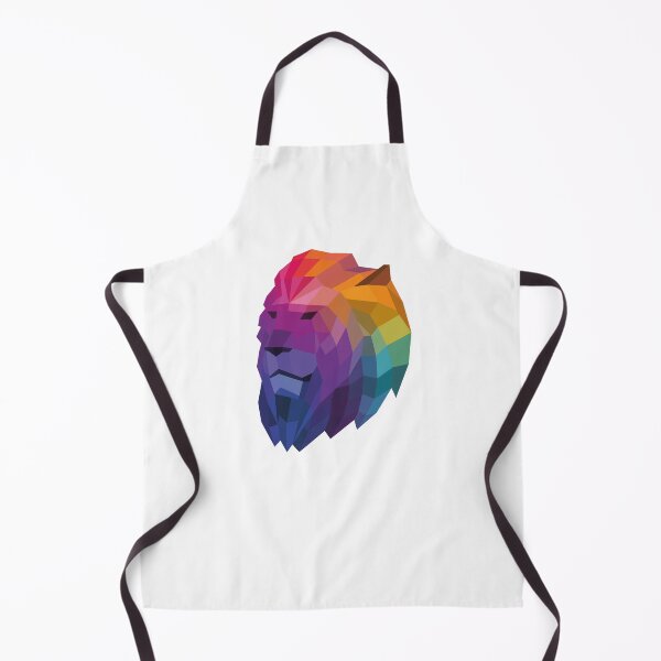 Item preview, Rainbow Geometric Lion Head designed and sold by shaldesign.