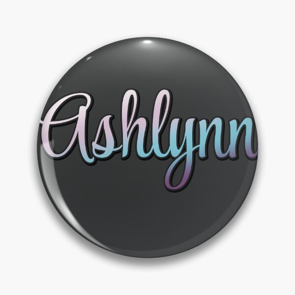 Item preview, Pretty Script Ashlynn Name in Cool Colors designed and sold by AloraDawnEve.