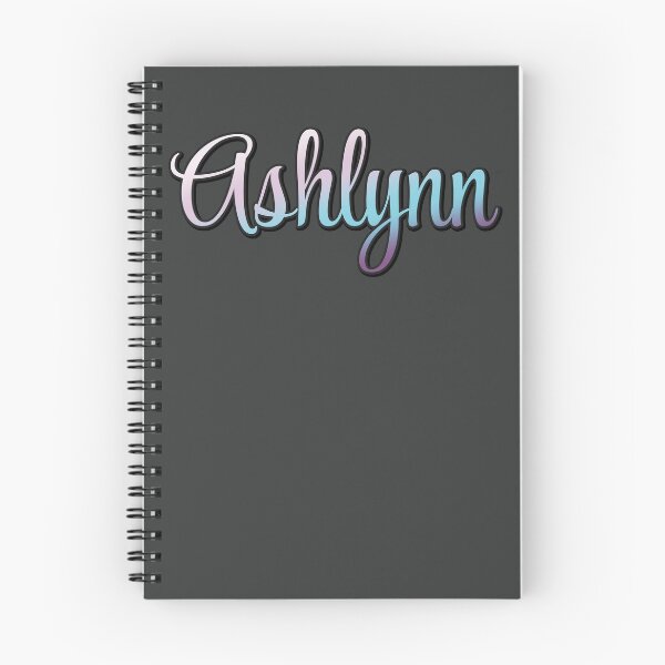 Item preview, Pretty Script Ashlynn Name in Cool Colors designed and sold by AloraDawnEve.