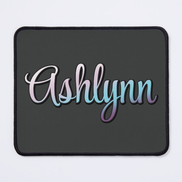 Item preview, Pretty Script Ashlynn Name in Cool Colors designed and sold by AloraDawnEve.