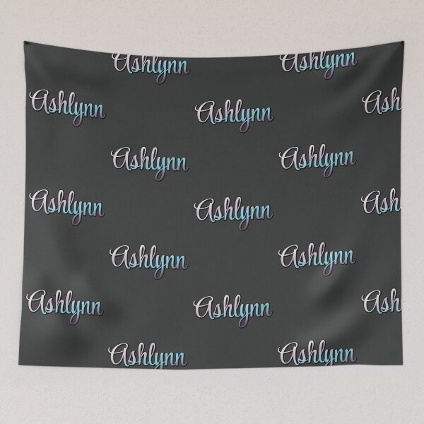 Item preview, Pretty Script Ashlynn Name in Cool Colors designed and sold by AloraDawnEve.