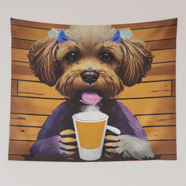 Item preview, A Cartoon Dog's Daily Dose of Caffeine - Caffeine Pup designed and sold by WBP Mart.