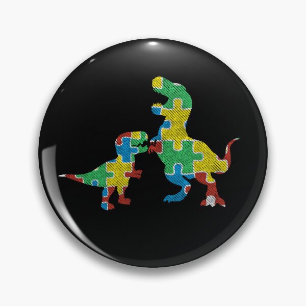 Item preview, Autism Dinosaur Dad and Kid Autism Awareness Month Vintage Art designed and sold by alenaz.