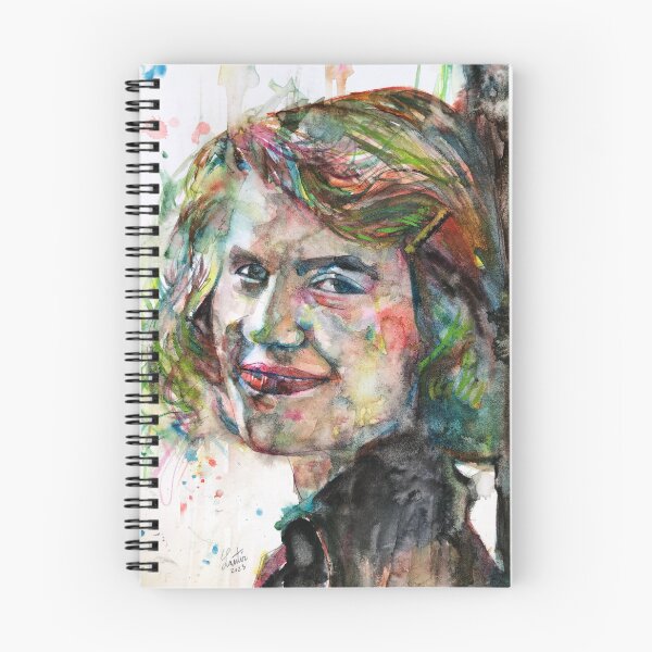 Item preview, SYLVIA PLATH - watercolor portrait .2 designed and sold by lautir.