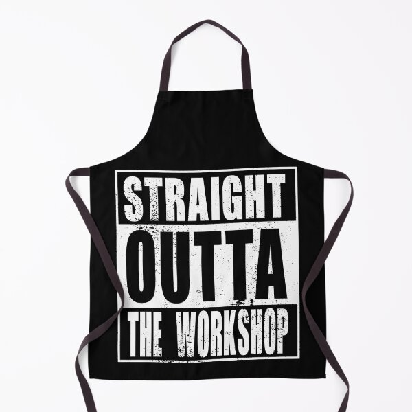 Item preview, Straight Outta The Workshop (white) designed and sold by SolidEarthArt.