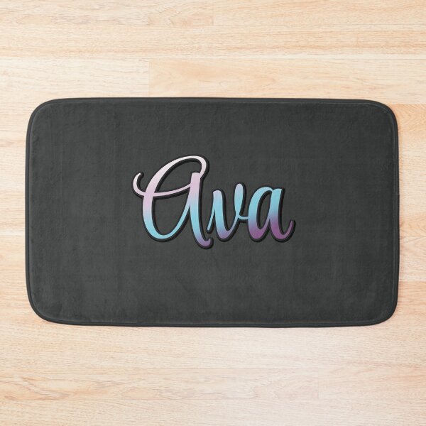 Item preview, Pretty Script Ava Name in Cool Colors designed and sold by AloraDawnEve.