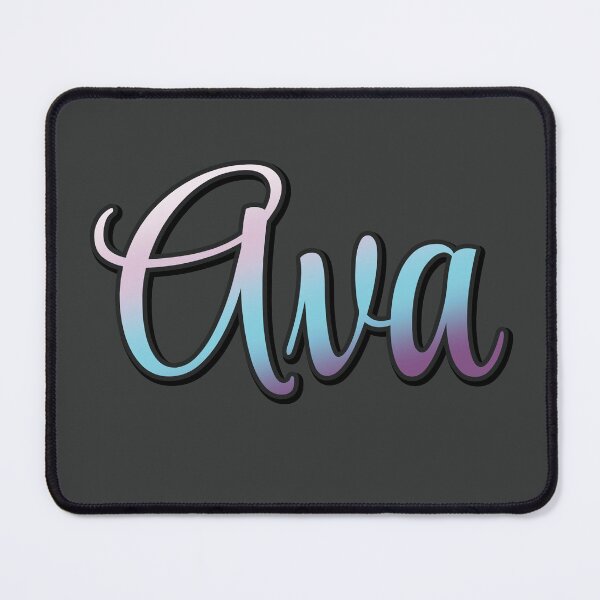 Item preview, Pretty Script Ava Name in Cool Colors designed and sold by AloraDawnEve.