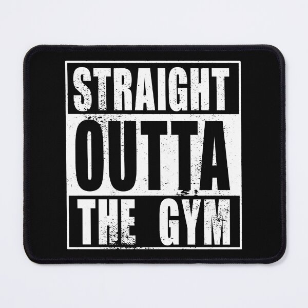 Item preview, Straight Outta The Gym (white) designed and sold by SolidEarthArt.
