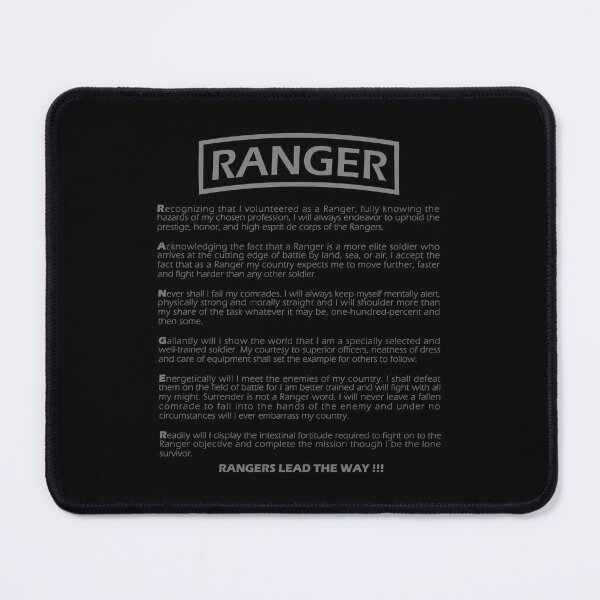 Item preview, Ranger Creed Ranger Ethos Ranger Rules #2873 designed and sold by Rare-Militia.