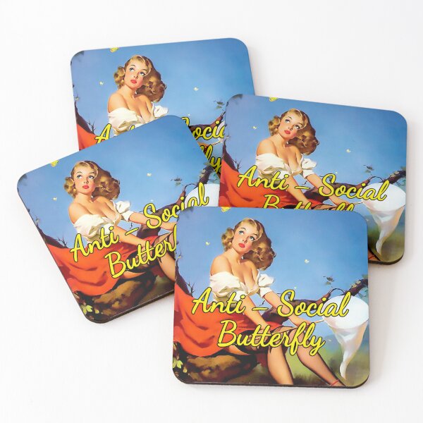 Item preview, 1950’s Pinup Catch Butterfly by Gil Elvgren designed and sold by KellysComColors.