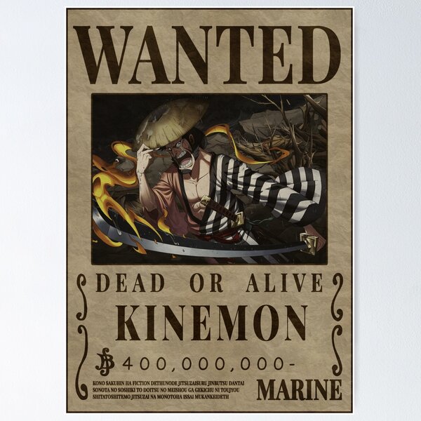 ONE PIECE Trafalgar Law Bepo WANTED Poster Mugiwara Store LImited