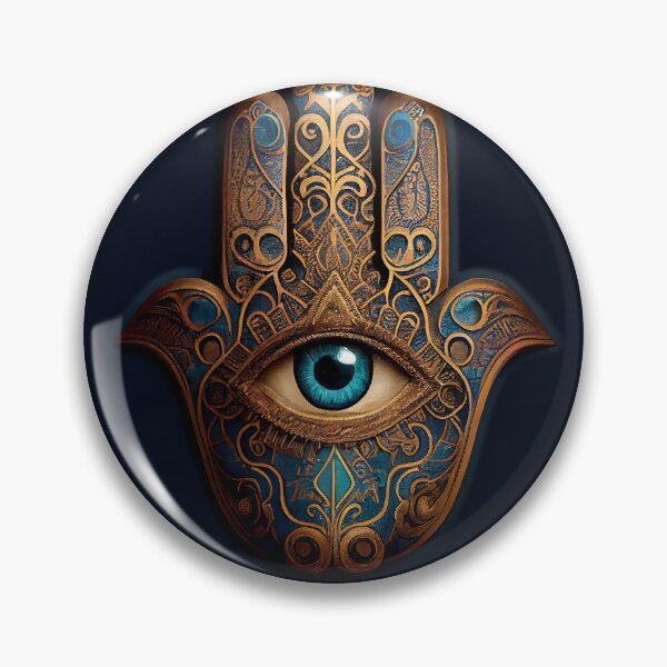 Item preview, Amulet Against the Evil Eye Hamsa Hand  designed and sold by KOTOdesign.