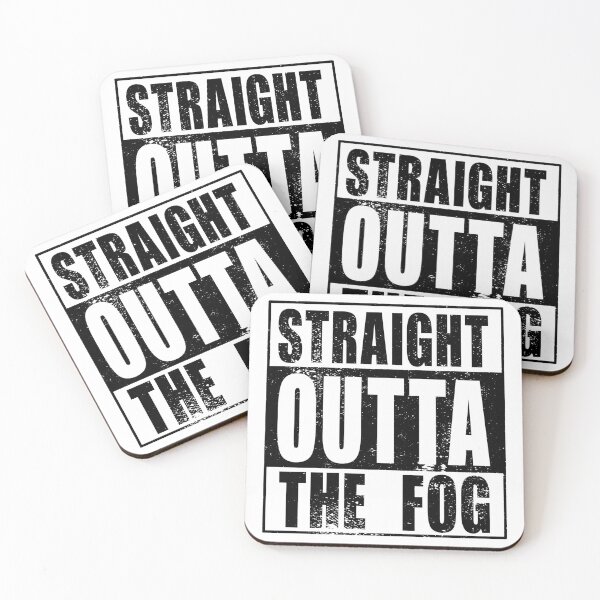 Item preview, Straight Outta The Fog (black) designed and sold by SolidEarthArt.