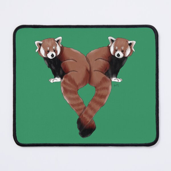 Item preview, Twin Red Pandas w/ Tails Intertwined designed and sold by malyix0013.