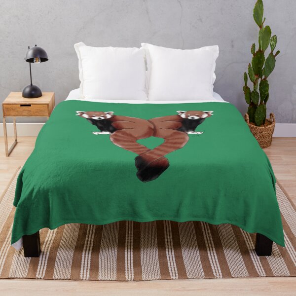 Item preview, Twin Red Pandas w/ Tails Intertwined designed and sold by malyix0013.