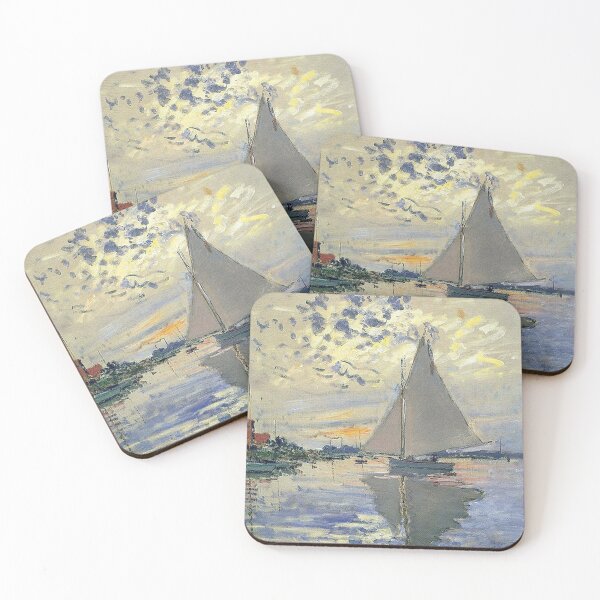 Aperçu de l'œuvre Claude Monet -Voilier au Petit Gennevilliers créée et vendue par tomorrowsart.