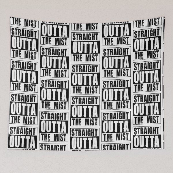 Item preview, Straight Outta The Mist (black) designed and sold by SolidEarthArt.