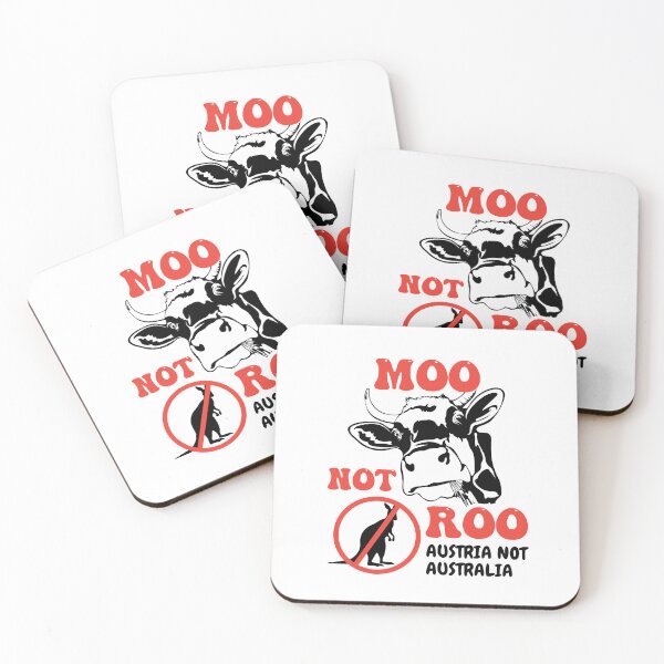 Item preview, Austria not Australia Moo not Roo - Funny Austrian Saying designed and sold by Designer-Girl.