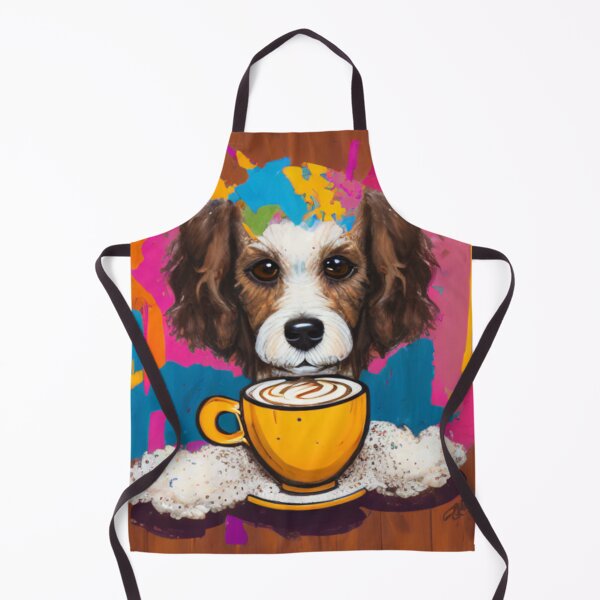 Item preview, A Dog and His Cup of Joe - A Happy Dog and His Favorite Beverage designed and sold by WBP Mart.