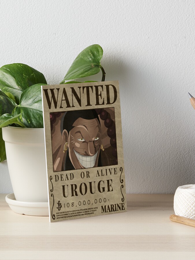 Urouge Wanted One Piece Mad Monk Bounty | Poster