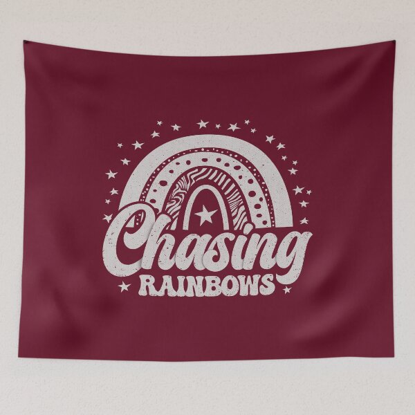 Item preview, Chasing rainbows - Funny Quote designed and sold by VichallanStudio.
