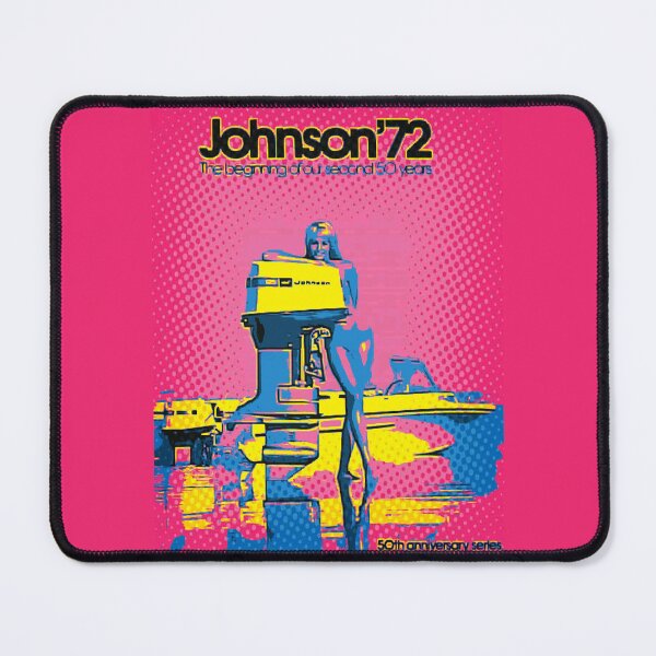 Item preview, 72' Johnson Outboard Motor 50th Anniversary Advertisement in Pop Art Style designed and sold by Pirate Foto.