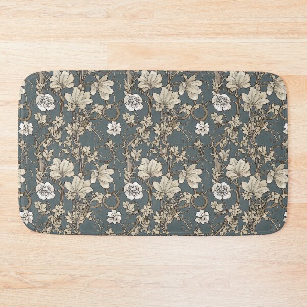 Item preview, Grey floral pattern designed and sold by YeKnot.