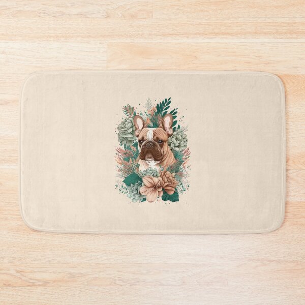 Item preview, Diseño floral de bulldog francés para mamá bulldog francés designed and sold by cutefashion.