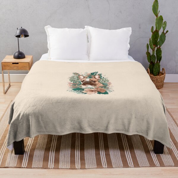 Artikelvorschau, Florales Frenchie-Design für Frenchie-Mama entworfen und verkauft von cutefashion.