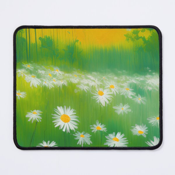 Item preview, Nature's Symphony: A Lush Green Meadow of Daisies designed and sold by elcarnero.