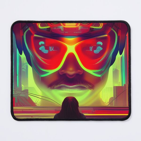 Item preview, Digital Overlord: A Glimpse into a World Dominated by AI and Technology designed and sold by Gemini Maison Print.
