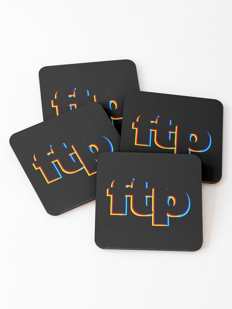 Thumbnail 1 of 5, Coasters (Set of 4), FTP File Transfer Protocol designed and sold by kloiks.