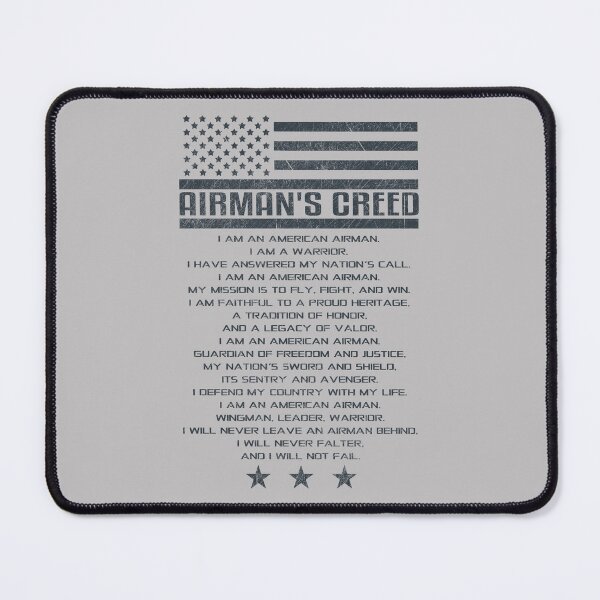 Item preview, US Airman´s Creed Airman´s Ethos Airman´s Rules #2876 designed and sold by Rare-Militia.