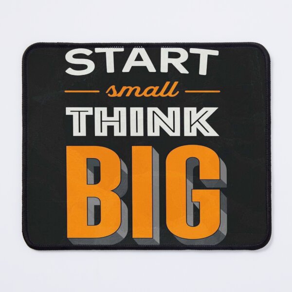 Item preview, start small think big designed and sold by sbrstore.