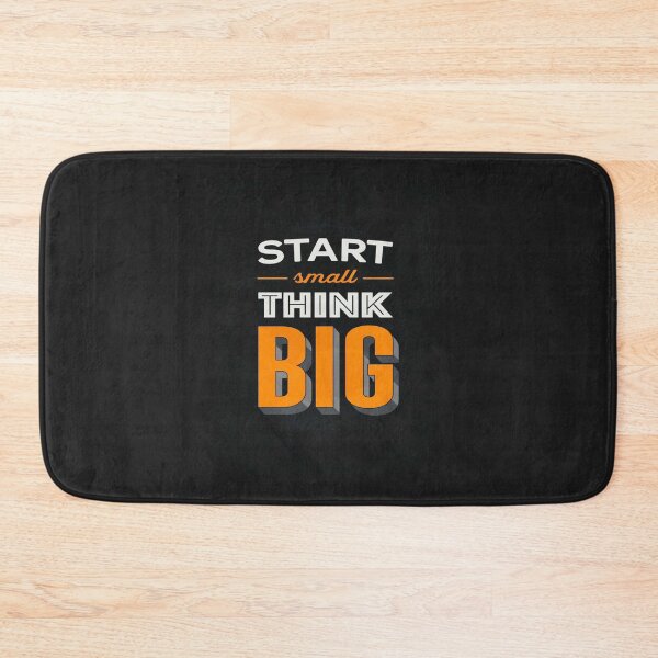 Item preview, start small think big designed and sold by sbrstore.