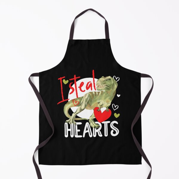 Item preview, Valentines Day Dinosaur I Steal Hearts Boys Men Love T Rex designed and sold by louzaartist.
