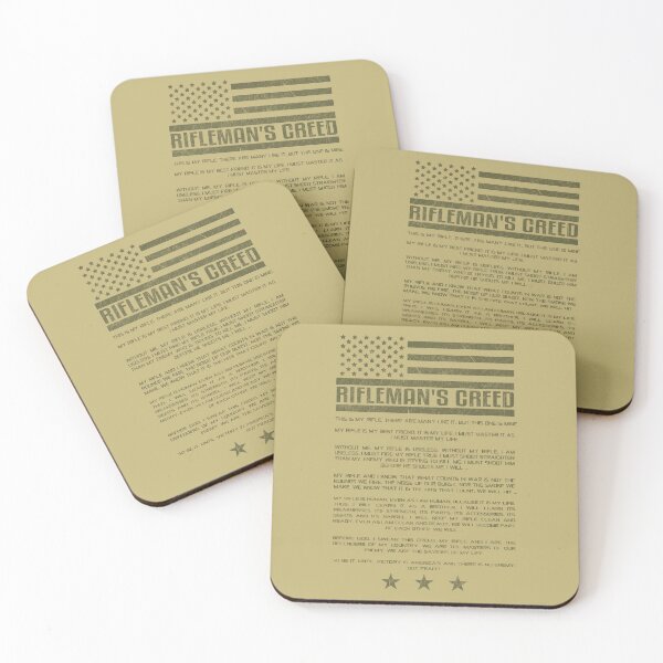 Item preview, US Rifleman´s Creed Rifleman´s Ethos Rifleman´s Rules #2877 designed and sold by Rare-Militia.