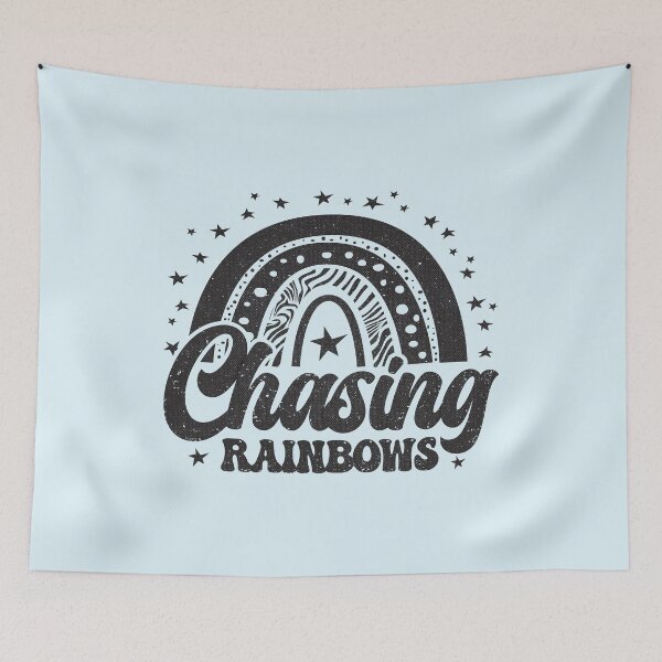 Item preview, Chasing rainbows - Funny Quote designed and sold by VichallanStudio.