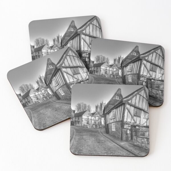Item preview, The Crooked House and the Harlequin, Lincoln, UK, Black And White designed and sold by Paul Thompson Photography.