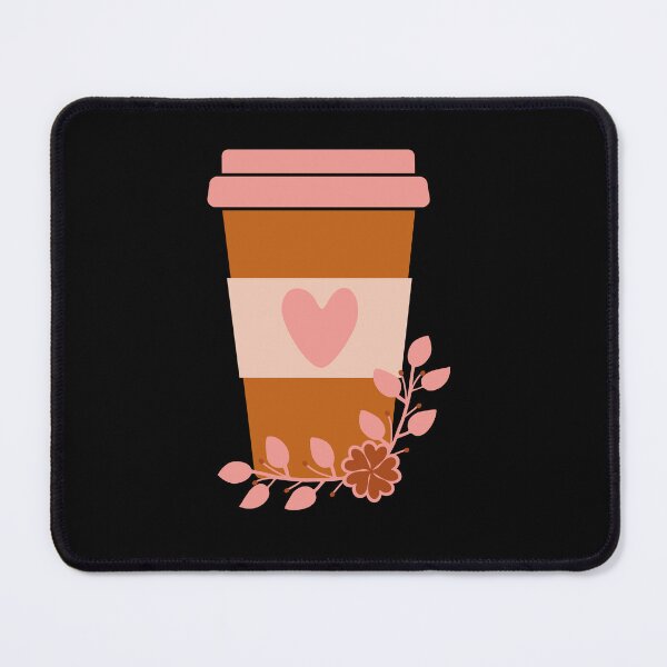 Artikelvorschau, Latte-Kaffeetasse mit Blumen entworfen und verkauft von OyoyStudio.