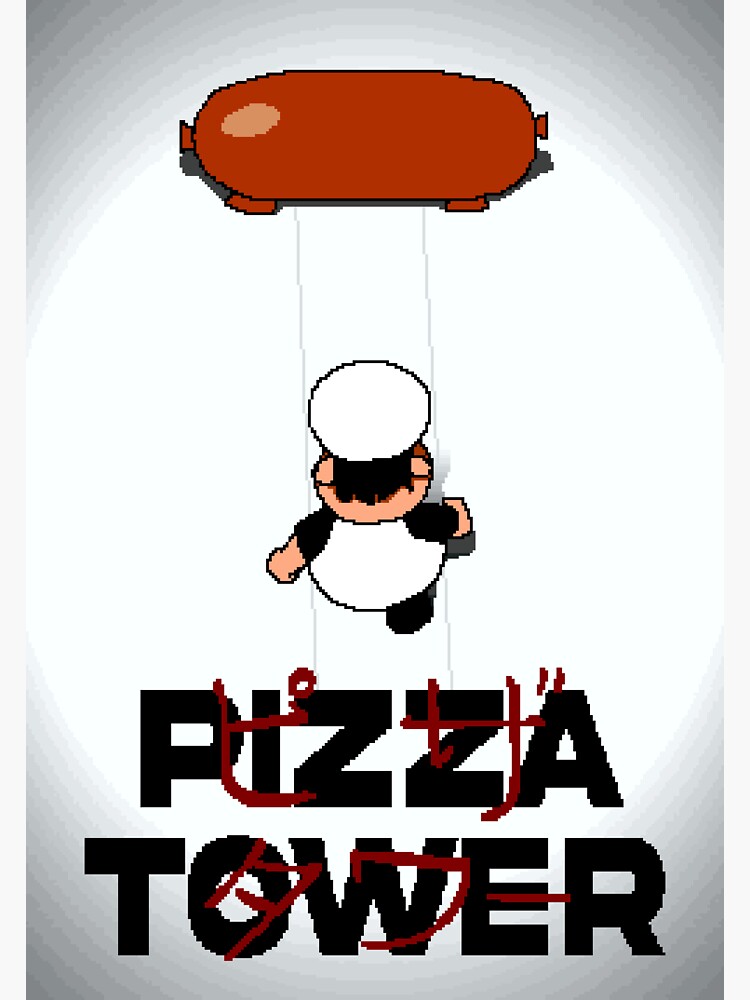 TAXES Pizza Tower - Peppino Sticker for Sale by SteliosRedB