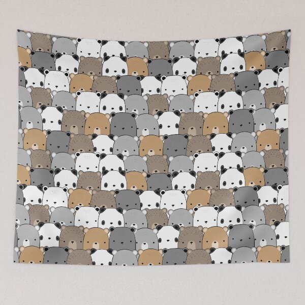 Item preview, teddy bear pattern designed and sold by MangaCortaTees.