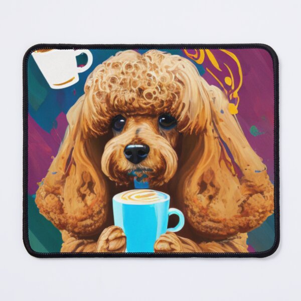 Item preview, A Cartoon Dog and His Loyal Cup of Coffee - A Cartoon Dog's Love for Coffee designed and sold by WBP Mart.
