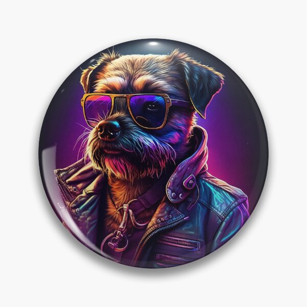 Item preview, Border Terrier Dog Cool Dude designed and sold by The-Vault.