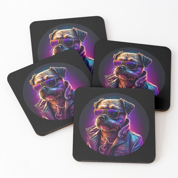 Item preview, Border Terrier Dog Cool Dude designed and sold by The-Vault.