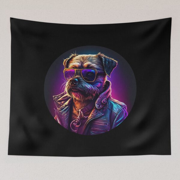 Item preview, Border Terrier Dog Cool Dude designed and sold by The-Vault.