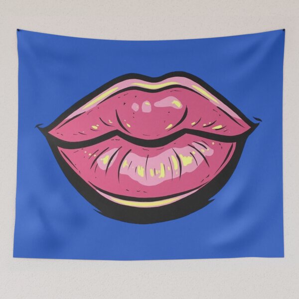Item preview, Pink Pop Art Lips designed and sold by turddemon.