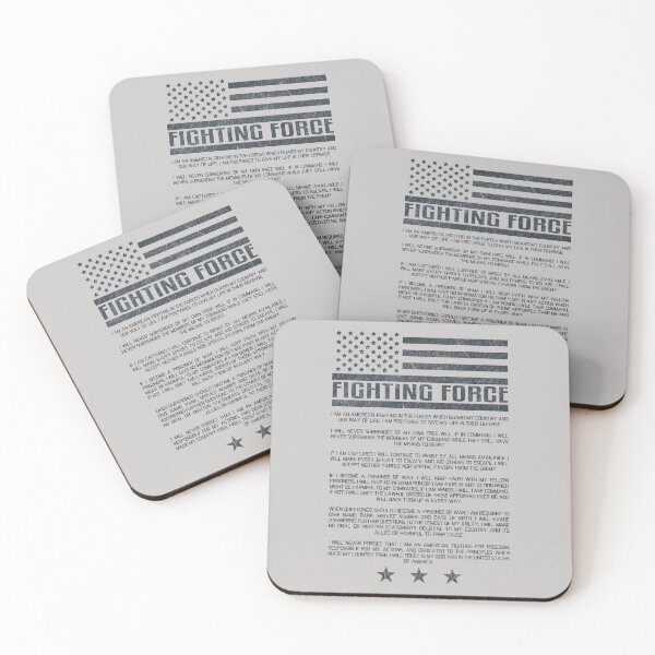 Item preview, US Fighting Force´s Creed Fighting Force´s Ethos Fighting Force´s Rules #2880 designed and sold by Rare-Militia.