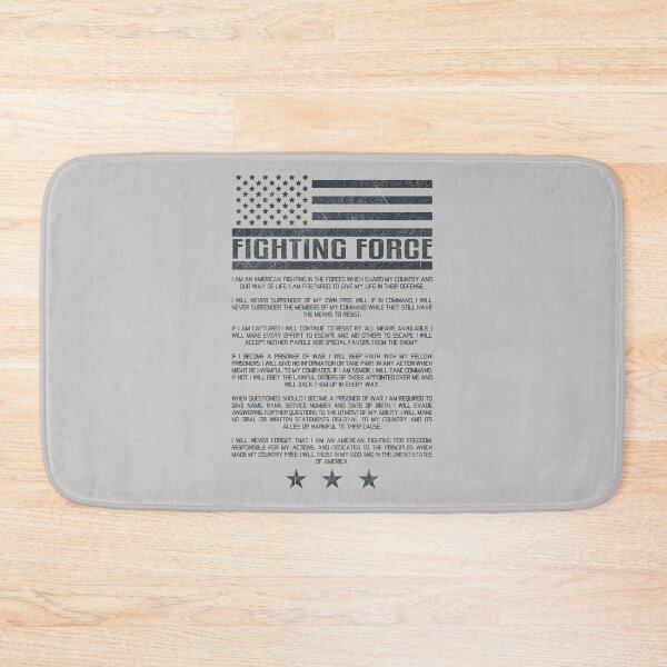 Item preview, US Fighting Force´s Creed Fighting Force´s Ethos Fighting Force´s Rules #2880 designed and sold by Rare-Militia.