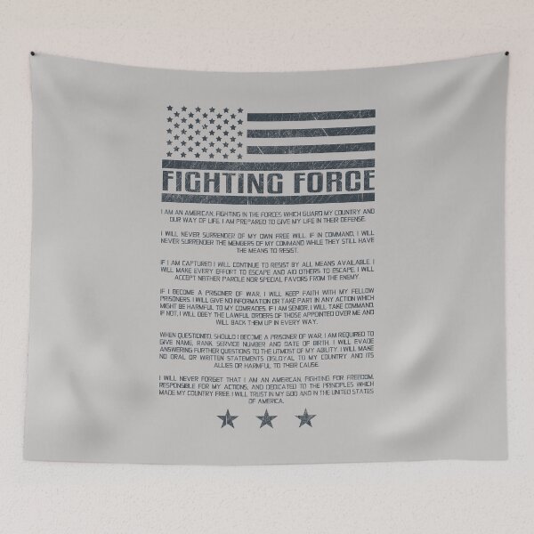 Item preview, US Fighting Force´s Creed Fighting Force´s Ethos Fighting Force´s Rules #2880 designed and sold by Rare-Militia.